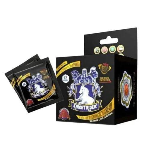 Knight Rider Cream + Condom | 12 Sachet |